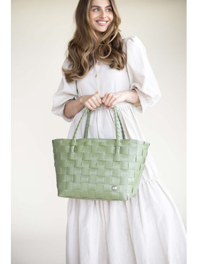 Einkaufstasche - Freizeittasche Paris Shopper Moos-Grün