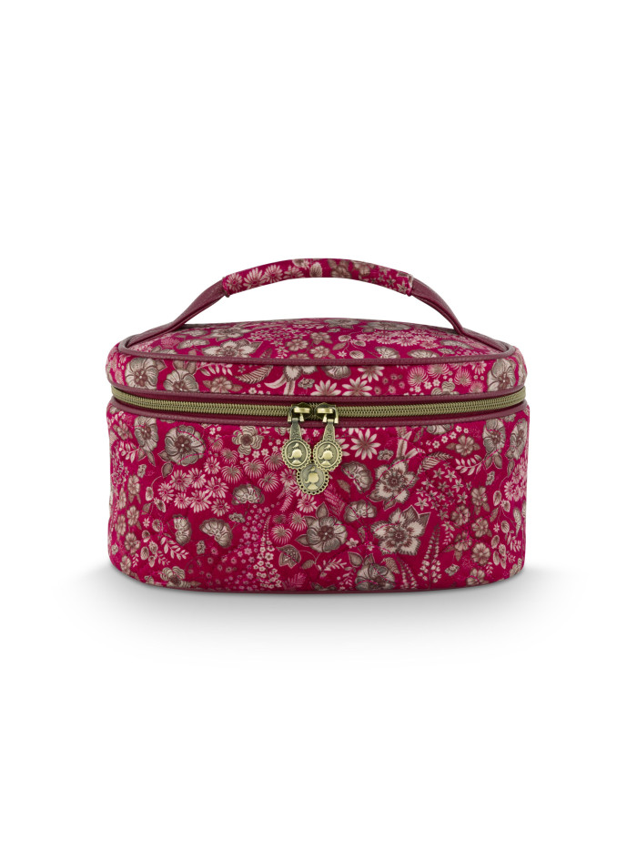 Kosmetikkoffer Beauty Case Quilted Daisy Dreams Red 26x16x16cm