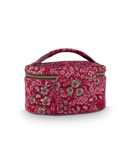 Kosmetikkoffer Beauty Case Quilted Daisy Dreams Red 26x16x16cm