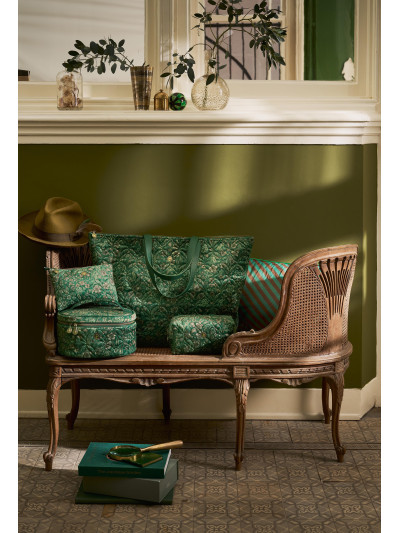 Kosmetikkoffer Beauty Case Quilted Daisy Dreams Green 26x16x16cm