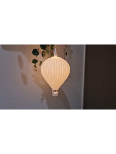 Lampenschirm Heißluftballon Wilhelmine XXL 132x132x185mm für den Weihnachtsstern A1e