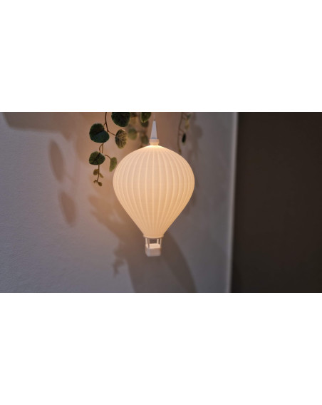 Lampenschirm Heißluftballon Wilhelmine XXL 132x132x185mm für den Weihnachtsstern A1e