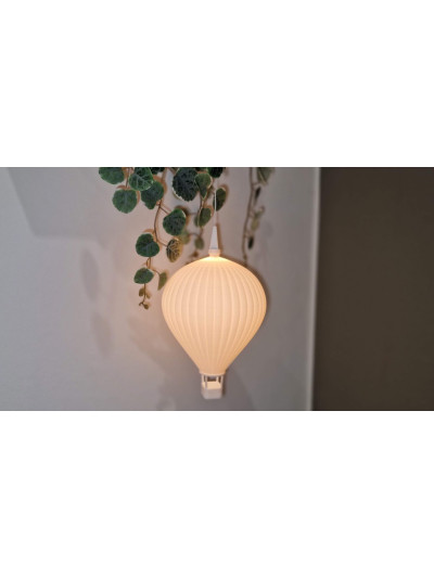 Lampenschirm Heißluftballon Wilhelmine XL 123x123x170mm für den Weihnachtsstern A1e