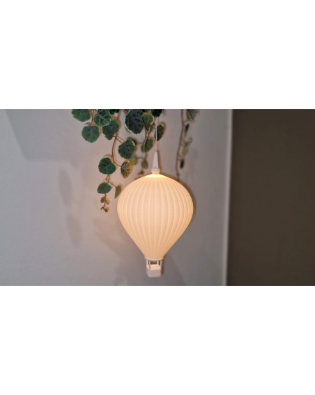 Lampenschirm Heißluftballon Wilhelmine XL 123x123x170mm für den Weihnachtsstern A1e