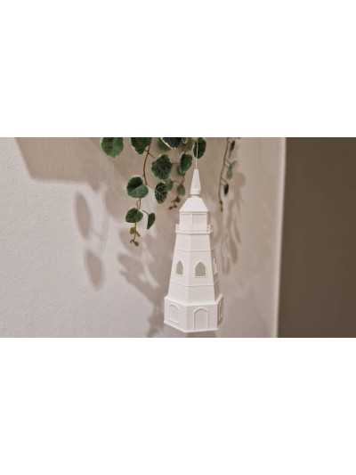 Lampenschirm Leuchtturm Hilde XL, 90x90x190mm für den Weihnachtsstern A1e