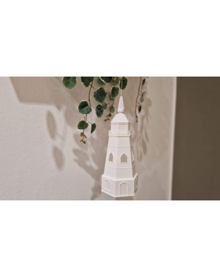 Lampenschirm Leuchtturm Hilde XL, 90x90x190mm für den Weihnachtsstern A1e