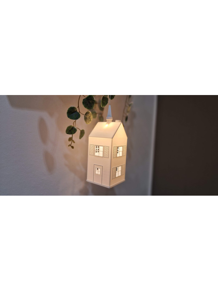 Lampenschirm Haus Aurora L, 70x70x160mm für den Weihnachtsstern A1e