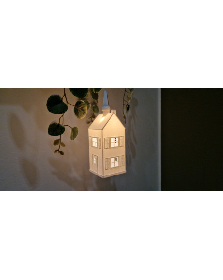 Lampenschirm Haus Aurora S, 50x50x120mm für den Weihnachtsstern A1e