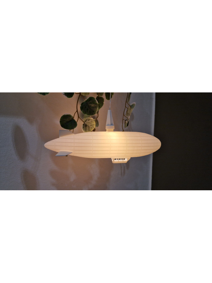 Lampenschirm Zeppelin Hugo, 220x51x68mm für den Weihnachtsstern A1e