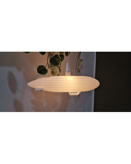 Lampenschirm Zeppelin Hugo XXL 220x51x68mm für den Weihnachtsstern A1e