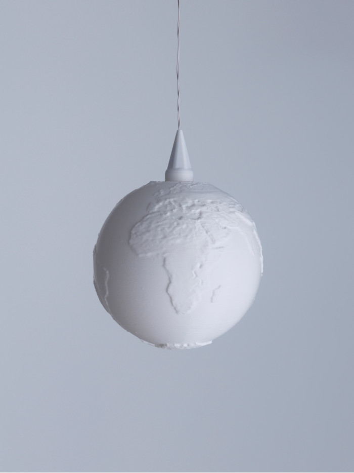 Lampenschirm Erde 10cm für den Weihnachtsstern A1e