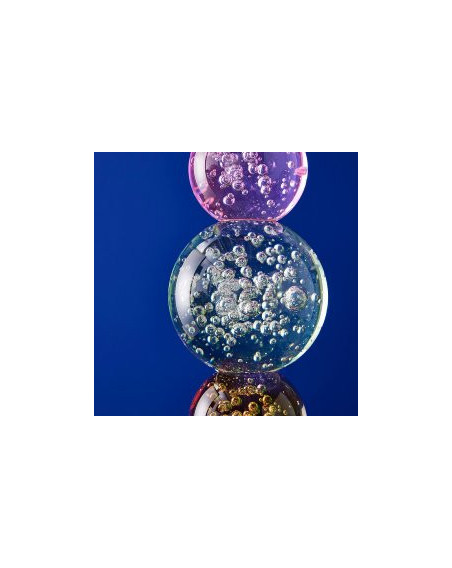 Kerzenleuchter für Stabkerze oder Teelicht 10 x 26,5 cm Glas