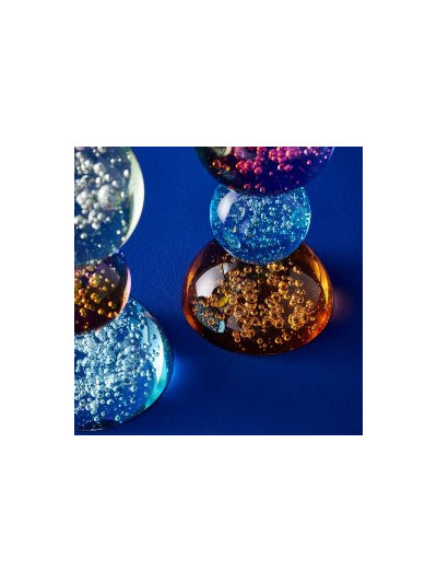 Kerzenleuchter für Stabkerze oder Teelicht 10 x 34 cm Glas