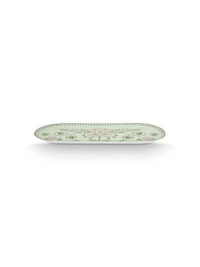 Lily & Lotus Light green, Kuchenplatte Cake Tray 33,3 x 15,5 cm
