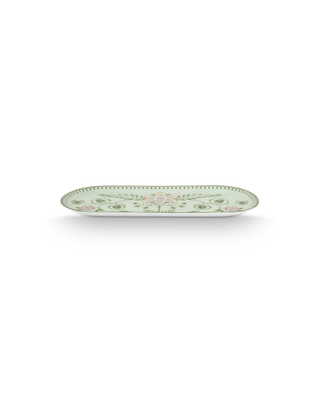 Lily & Lotus Light green, Kuchenplatte Cake Tray 33,3 x 15,5 cm