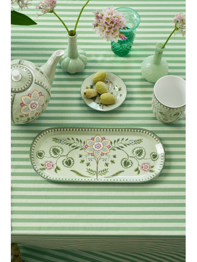 Lily & Lotus Light green, Kuchenplatte Cake Tray 33,3 x 15,5 cm