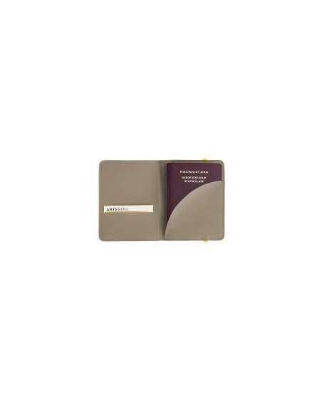 Passporthülle Reisemappe Majoie Leder-Optik hellblau 11x14cm