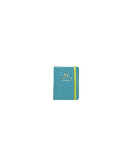 Passporthülle Reisemappe Majoie Leder-Optik pink 11x14cm