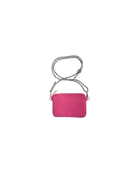 Clutch Umhängetasche Handtasche Majoie Pink, Lederoptik 22x15cm