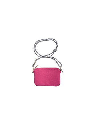 Clutch Umhängetasche Handtasche Majoie Rosa, Lederoptik 22x15cm