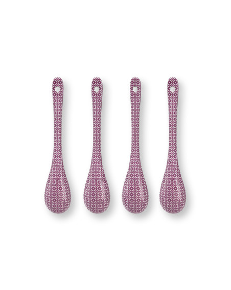Teelöffel 4er Set Lily & Lotus Lilac 13cm