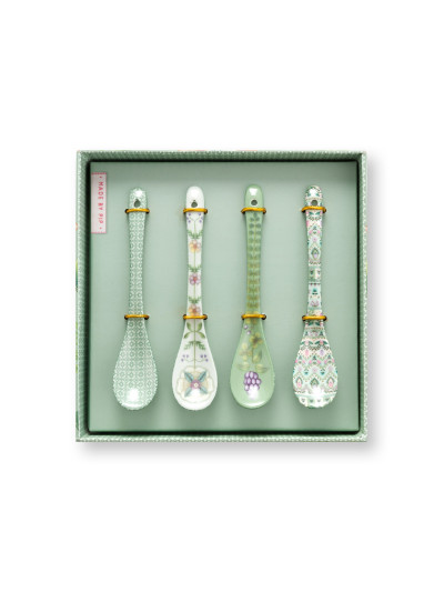 Teelöffel 4er Set Lily & Lotus Light Green 13cm