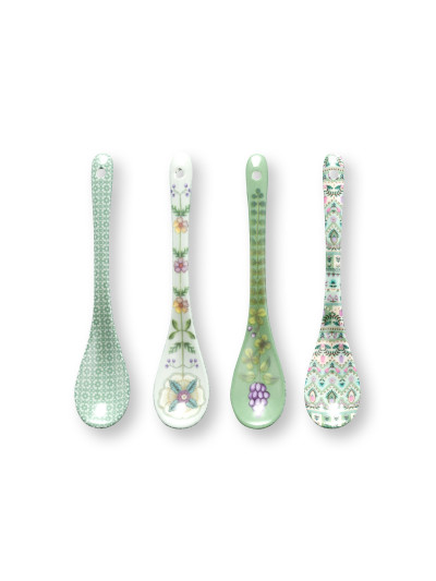 Teelöffel 4er Set Lily & Lotus Light Green 13cm