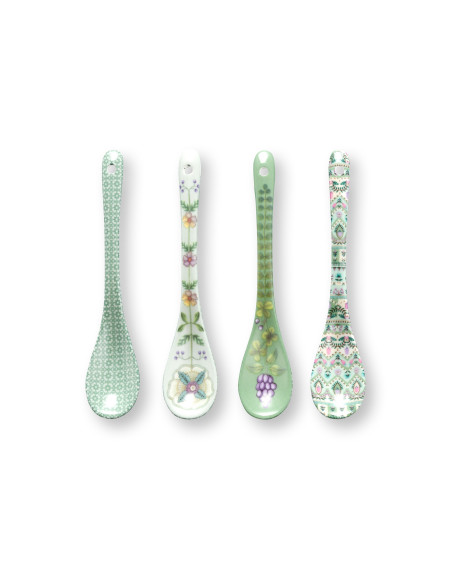 Teelöffel 4er Set Lily & Lotus Light Green 13cm