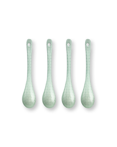 Teelöffel 4er Set Lily & Lotus Light Green 13cm