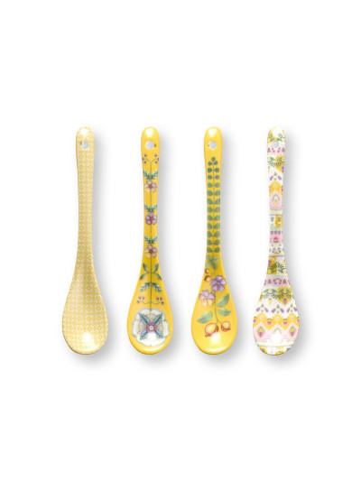 Teelöffel 4er Set Lily & Lotus Yellow 13cm