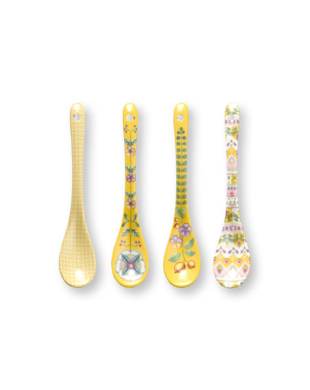 Teelöffel 4er Set Lily & Lotus Yellow 13cm