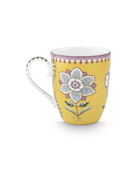 Tea for One Teebecher mit Teesieb 3er Set Lily & Lotus Yellow 350ml