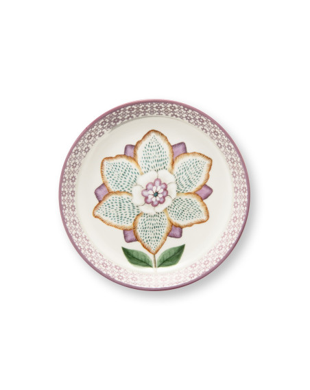 Tea for One Teebecher mit Teesieb 3er Set Lily & Lotus Off White Lilac  350ml