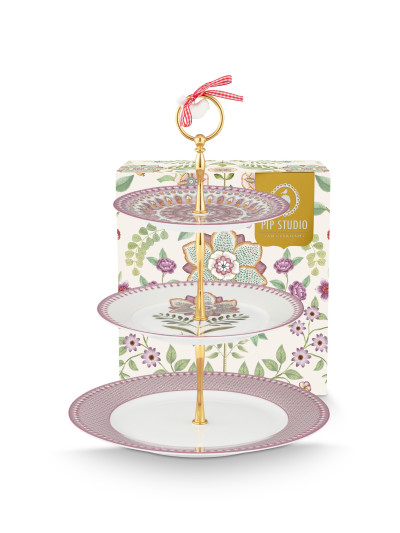 Etagere Cake Stand Lily & Lotus Lilac 3tlg