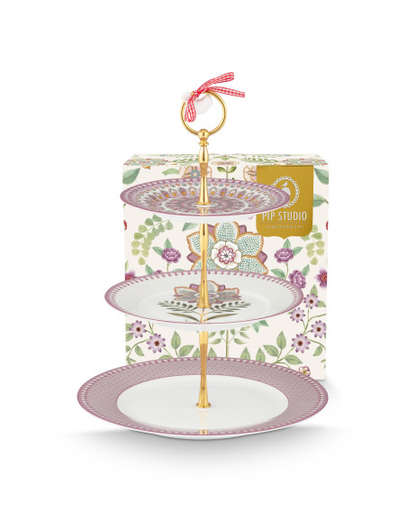 Etagere Cake Stand Lily & Lotus Lilac 3tlg