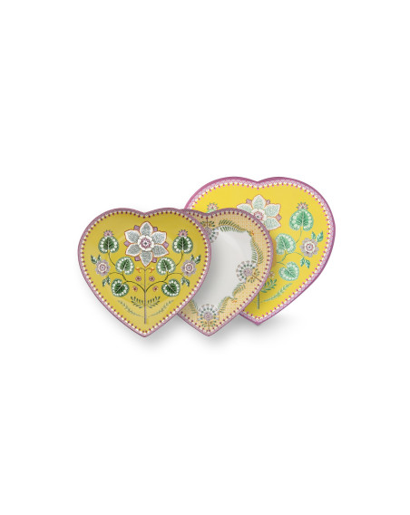 Herzteller Lily & Lotus Light Green 2er Set im Geschenkkarton