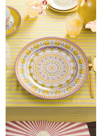 Kuchenteller Platzteller Lily & Lotus Moon Delight Yellow 32cm