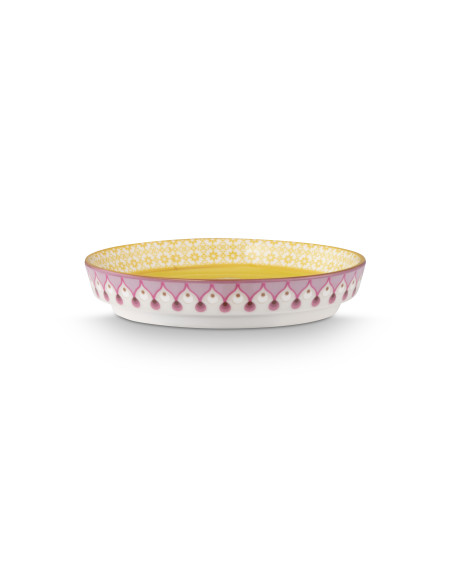Tea Tip Teebeutelablage Teller Lily & Lotus  Yellow 9cm