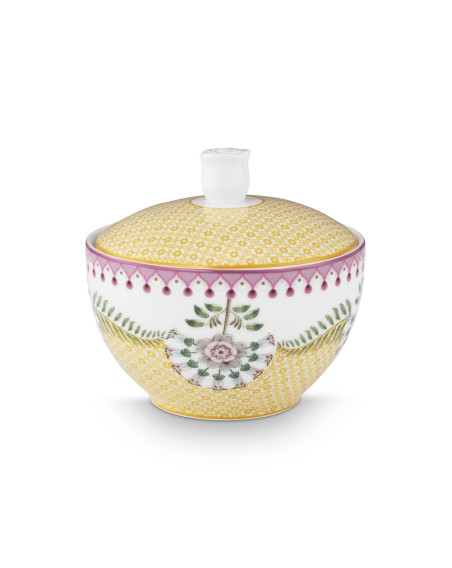 Tablett Mich und Zucker Lily & Lotus  Tiles Yellow 25x12cm
