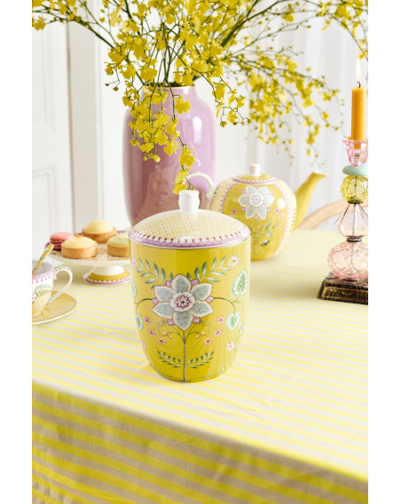 Vorratsdose Storage mit Deckel Lily & Lotus Yellow 1,5l