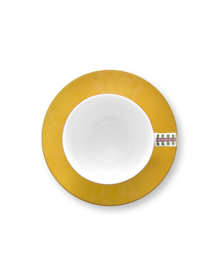 Tasse mit Untertasse Lily & Lotus Moon Delight Yellow 300ml