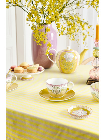 Tasse mit Untertasse Lily & Lotus Moon Delight Yellow 300ml