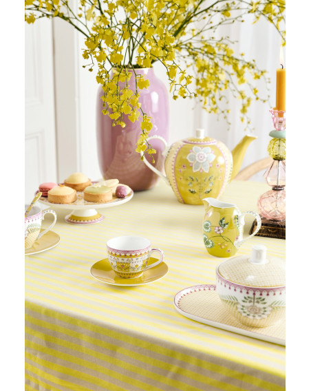 Tasse mit Untertasse Espresso Lily & Lotus Moon Delight Yellow 120ml