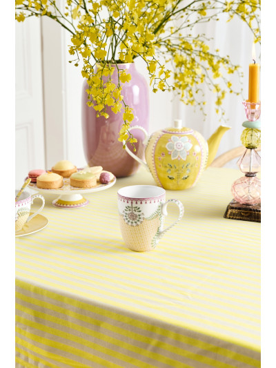 Tasse Becher Lily & Lotus Large Tiles Yellow 365ml