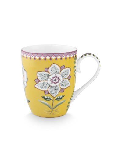 Tasse Becher Lily & Lotus Large Tiles Yellow 365ml