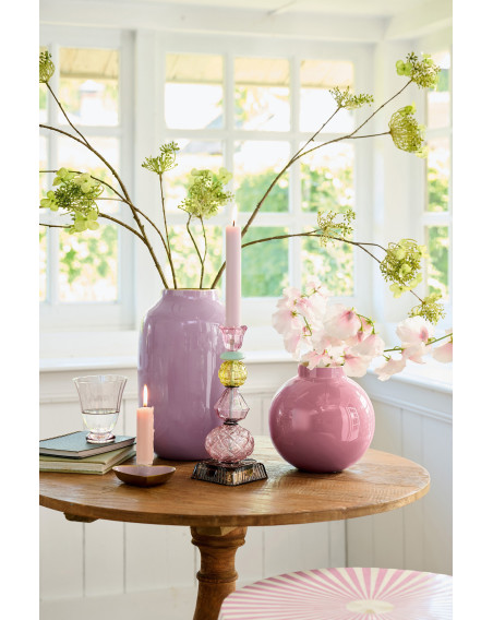 Pip Studio Vase Metall Oval Lilac 32cm