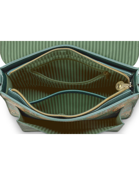 Umhängetasche - Handtasche Fenna Jabali Green, Medium 25x7x20cm