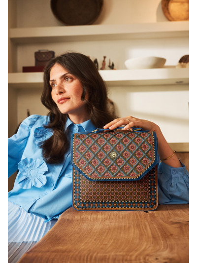 Umhängetasche - Handtasche Frances Imani Blue, Medium 25x9x21,5cm