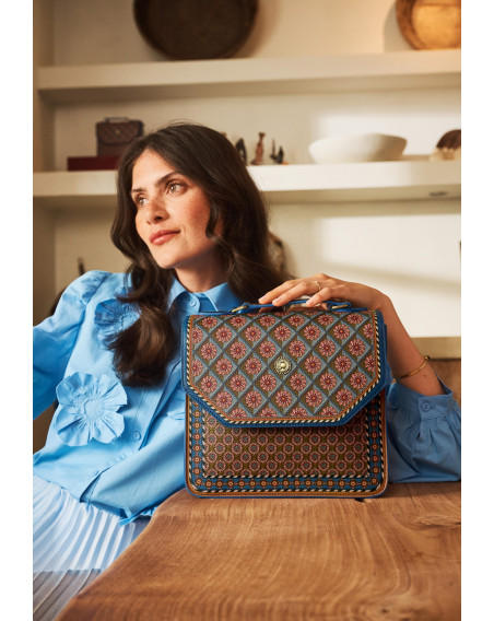 Umhängetasche - Handtasche Frances Imani Blue, Medium 25x9x21,5cm