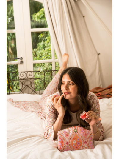 Kosmetiktasche Coco Medium Ornamento Orange 21,5x10x10,5cm